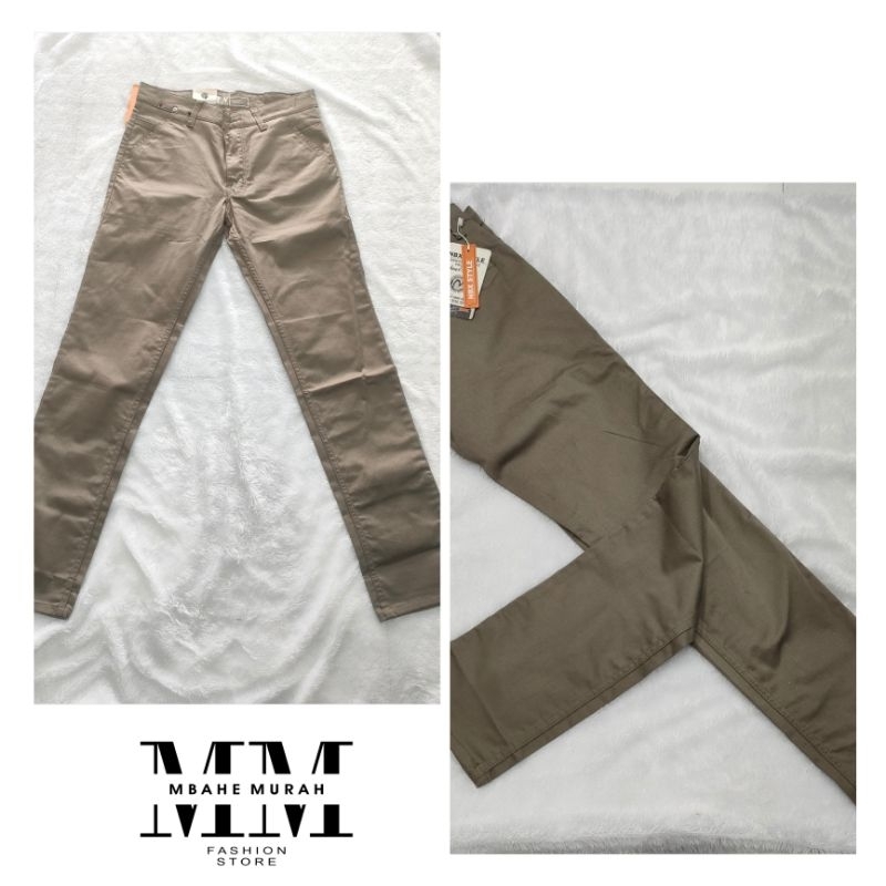 CELANA NBX STYLE COWOK CHINOS STRETCH | PANJANG DEWASA | ORI BRAND IMPORT
