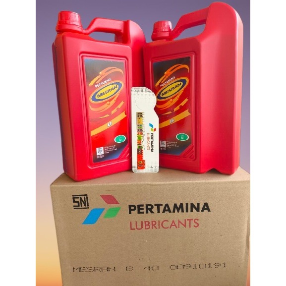 OLI MESRAN B SAE 40 5 LITER PERDUST ISI 4 GALON