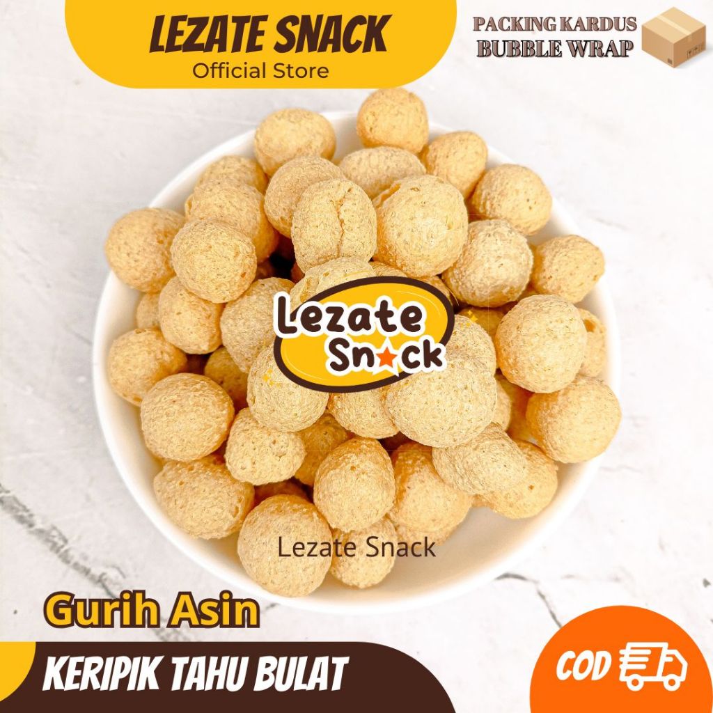 

Keripik Tahu Bulat Mini 500GR Kiloan Murah Gurih Renyah Enak / Kripik Tahu Walik Bentuk Bulat Pong Rasa Asin khas Bangka SEDAP Snack