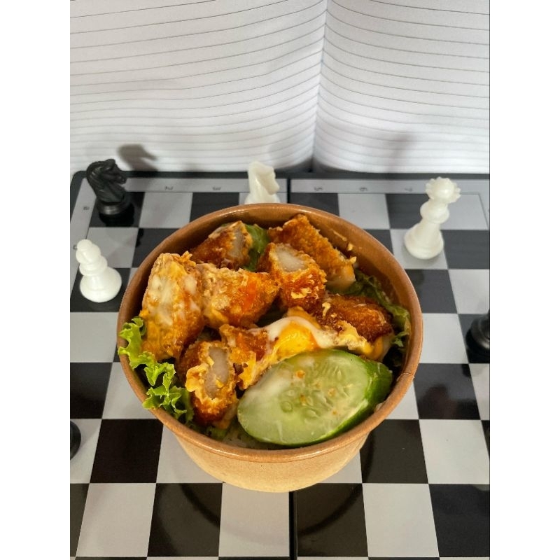 

Rice bowl chicken katsu