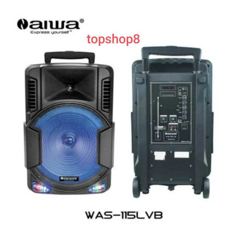 Speaker portable bluetooth N aiwa WAS-115LVB SPEAKER PORTABLE BLUETOOTH USB SDCARD N aiwa WAS-115LVB