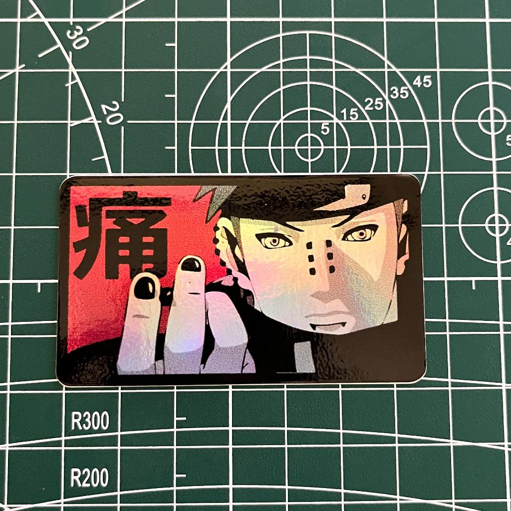Stiker hologram anime Naruto Pain || STICKER HOLOGRAM ANIME Pain Akatsuki
