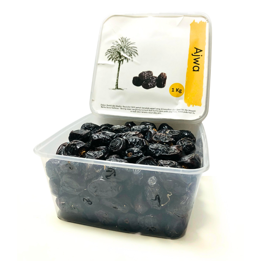 

Kurma Ajwa (GB) 1Kg / Kurma Nabi Asli 1kg / Kurma Ajwa Premium / Kurma Nabi / Oleh Oleh Haji dan Umroh