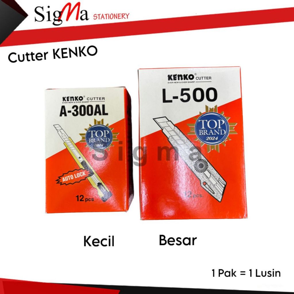 

Kenko Cutter / Kater Kenko A-300 / Kater Kenko L-500 / Kater Kenko Kecil Besar [ 1 Lusin ]