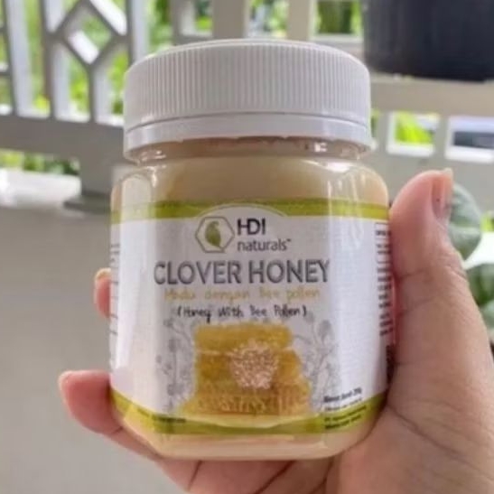 

Clover honey 250gr exp 2028 + sendok kayu