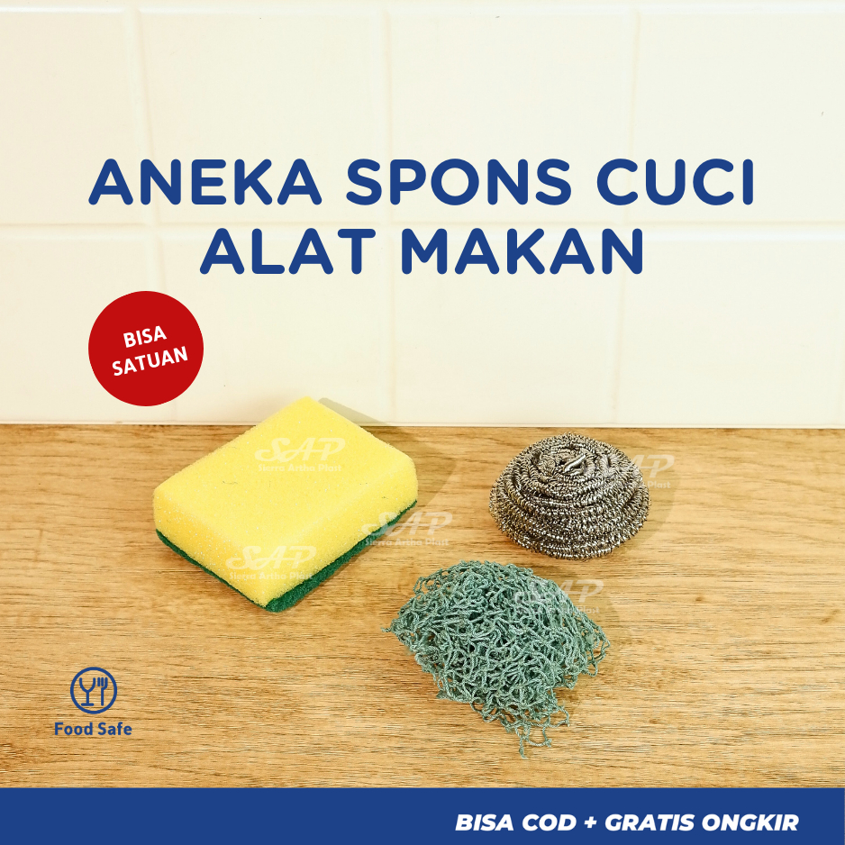Sabut Cuci Piring JARING / Spons Jaring Kain Cuci Piring / Sabut Jaring Alat Cuci Perlengkapan Dapur