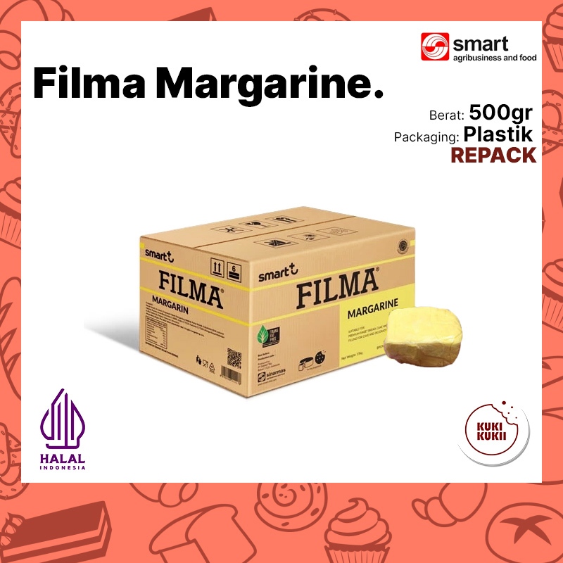 

Filma Margarine Trans Fat Free 500gr REPACK | Margarin Filma Serbaguna 500 gram