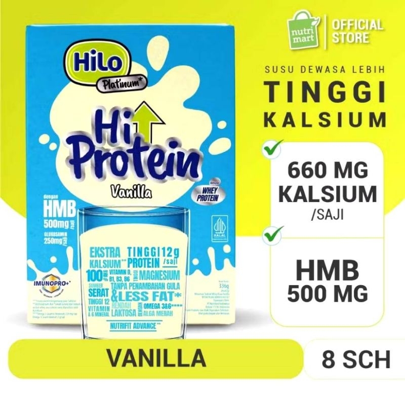 

Terbaru HiLo Platinum Vanila 336gram ( 8x42gr )