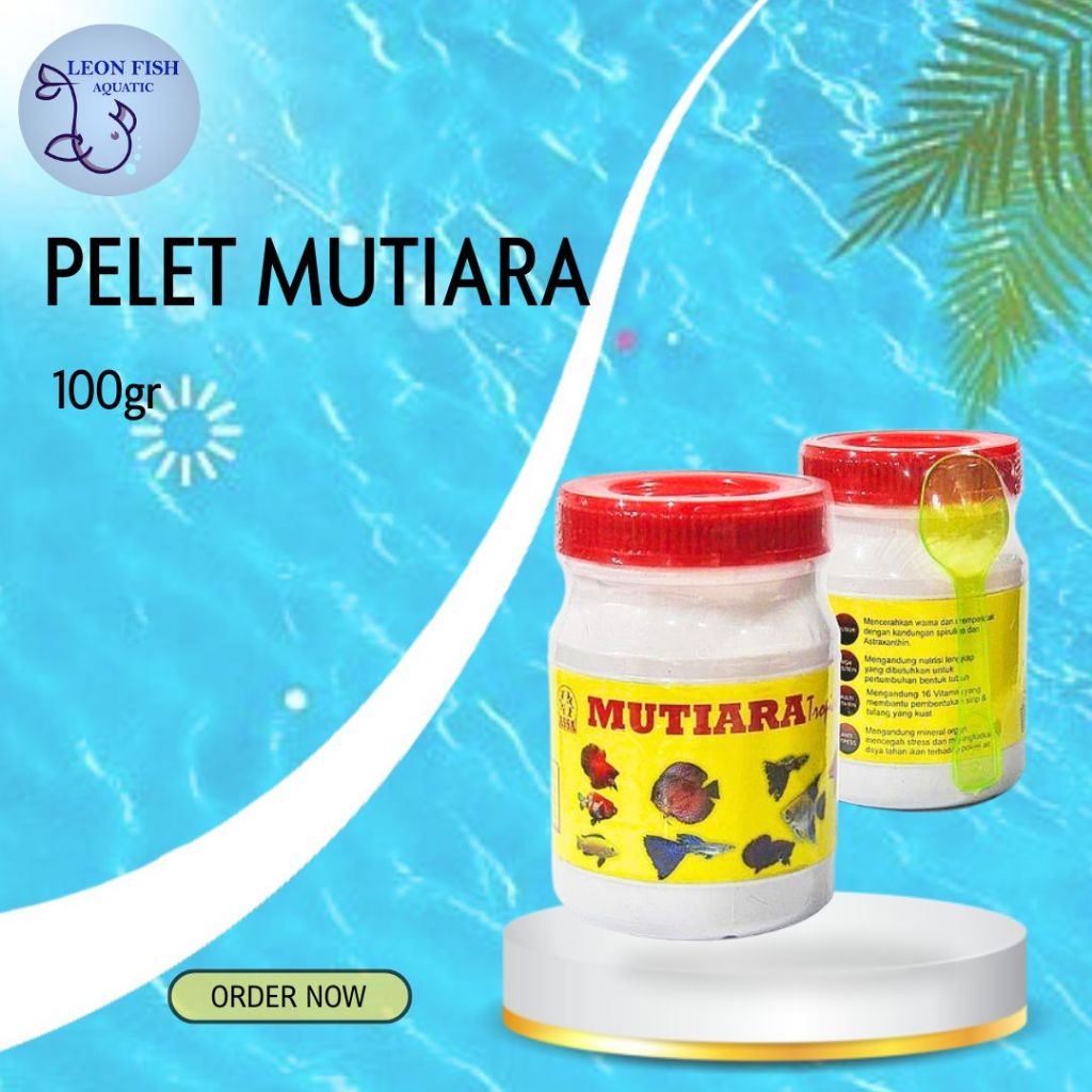 Wonder Mutiara Tropical 100gr Floating Pelet Bubuk Halus Pakan Ikan Hias / Ikan Guppy ECER GROSIR