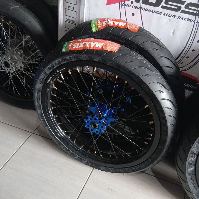 velg set semi cacing crf 185-215 ban maxxis