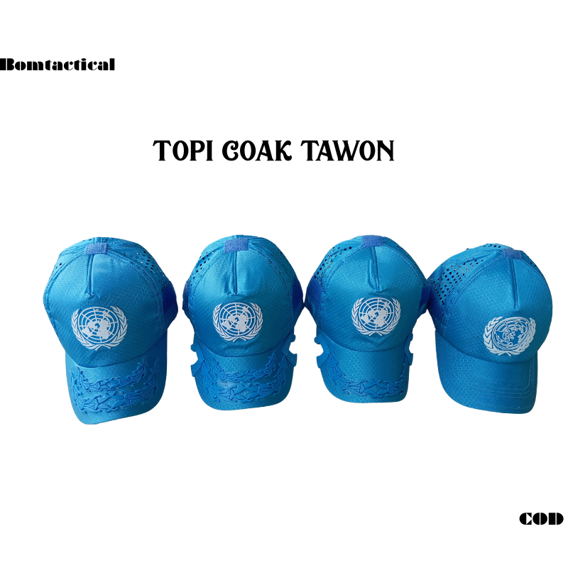 TOPI PBB VELCRO LASER COAK LOGO KARET TERLARIS