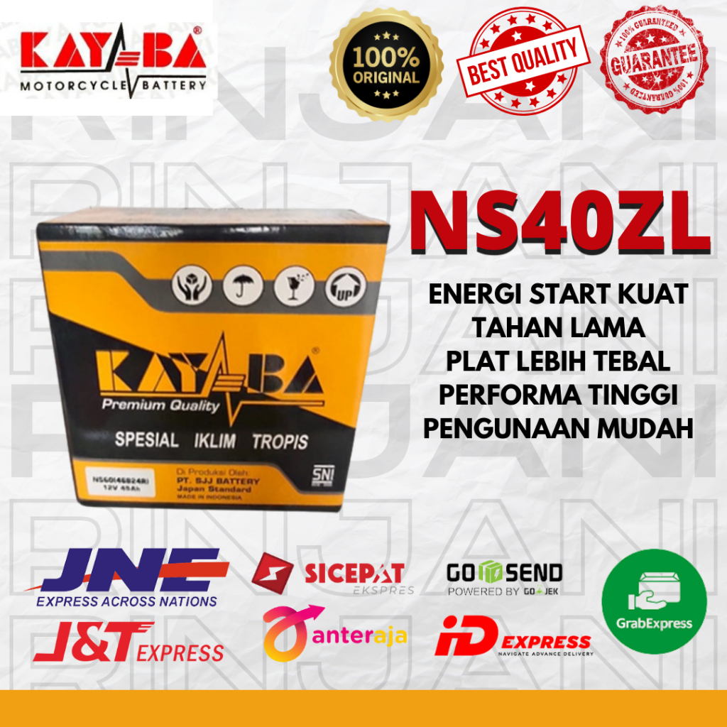 AKI MOBIL 35 AMPER KAYABA NS40ZL JAZZ // BRIO // AYLA // CALYA // AGYA // CERIA // SWIFT // ERTIGA -