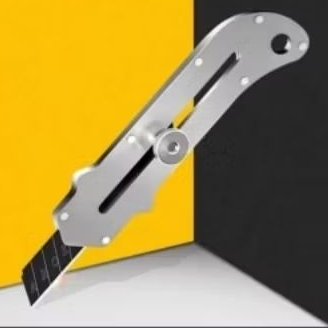 

stainless steel cutter unboxing cutter besi baja multifungsi cur-bs18mm