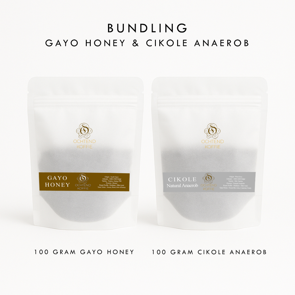

Ochtend Koffie Bundling Kopi Arabica Gayo Honey & Cikole