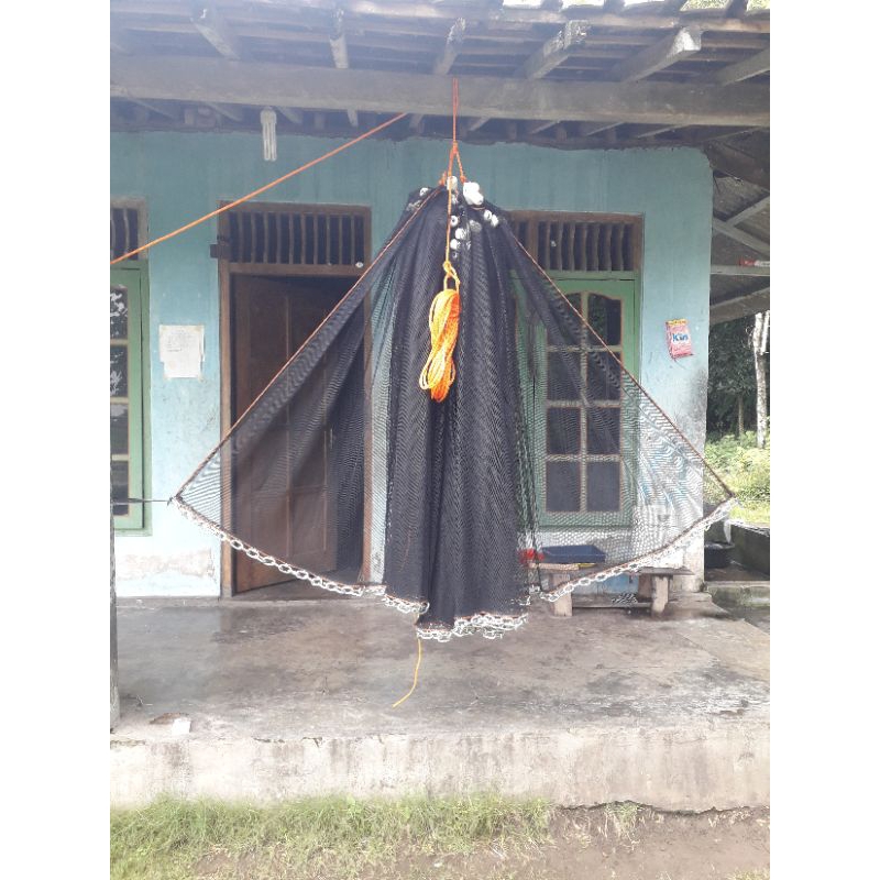 Jaring Panen Ikan Jaring Penggiring Ikan Jaring Rante Jaring Penyempit Kolam