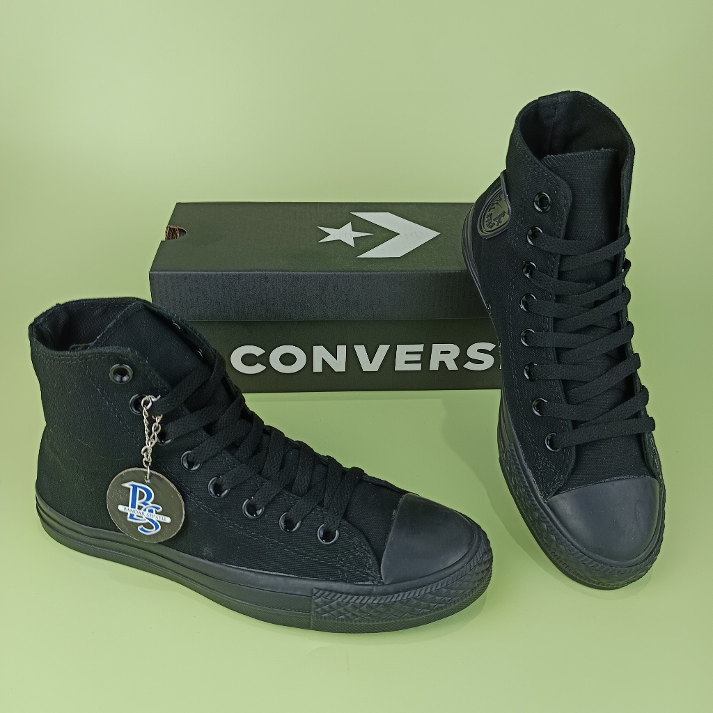 Sepatu All Star Hi Full Black SKU '1Z588'