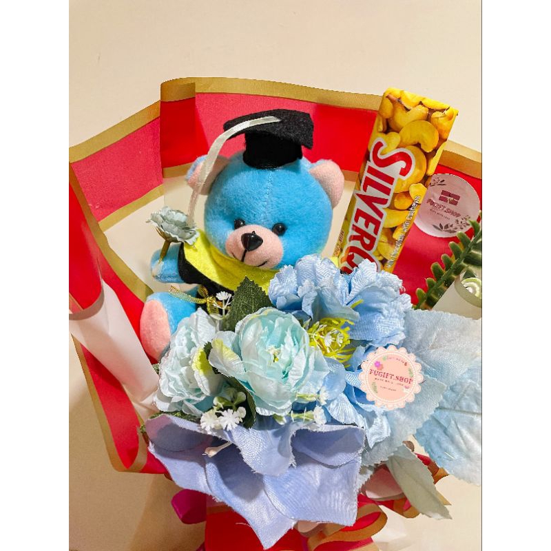 buket graduation/buket bunga wisuda/buket bunga artifical/buket boneka graduation/buket boneka wisud