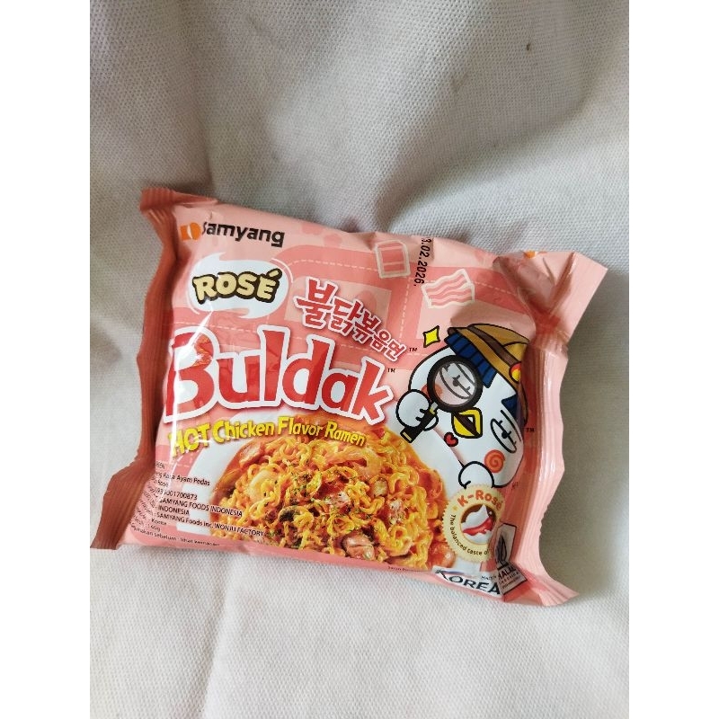 

Samyang buldak ramen rose ayam pedas