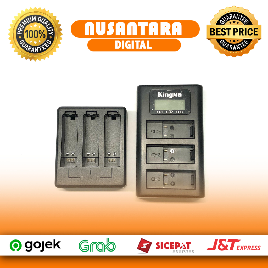 Charger Gopro Hero 5/6/7 Original Second