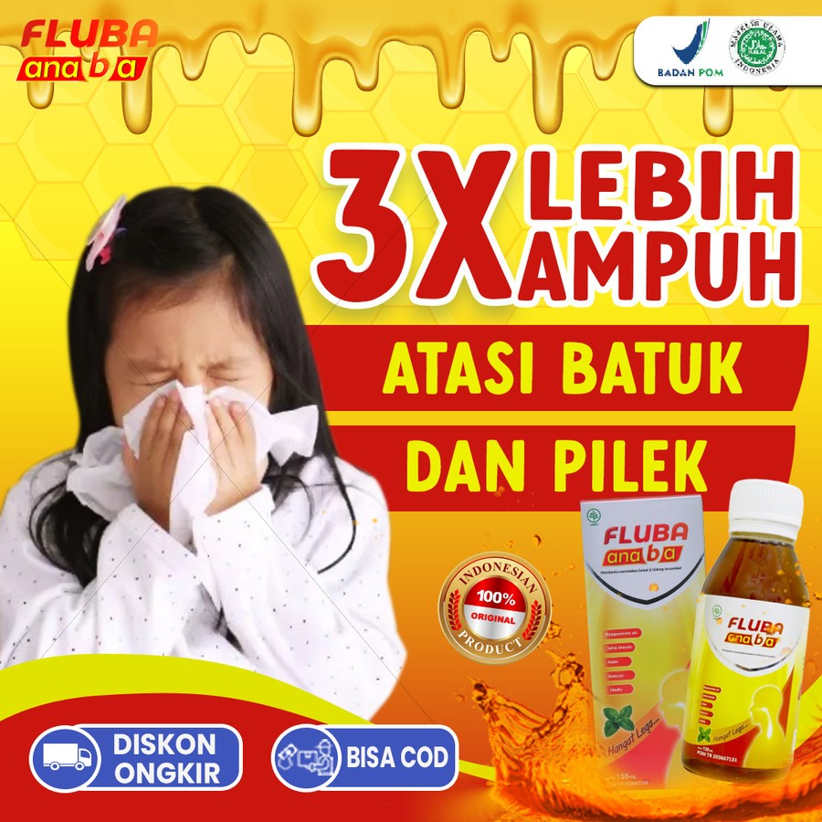 

Madu Fluba Anaba 130ml Membantu Meredakan Batuk dan Hidung Tersumbat