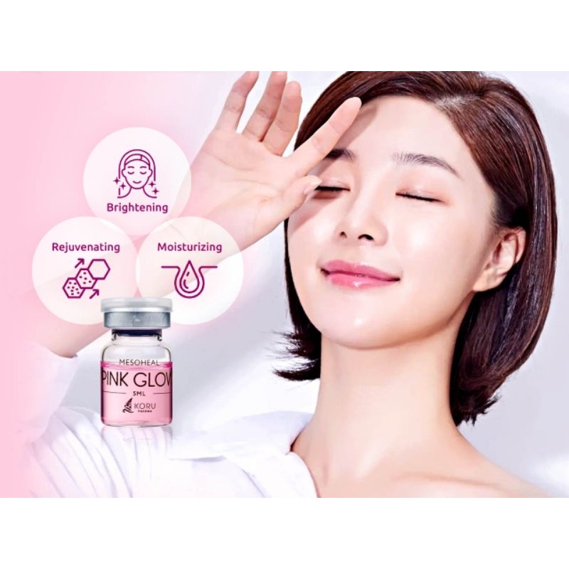 Pink glow skin booster || mesoheal pink glow serum