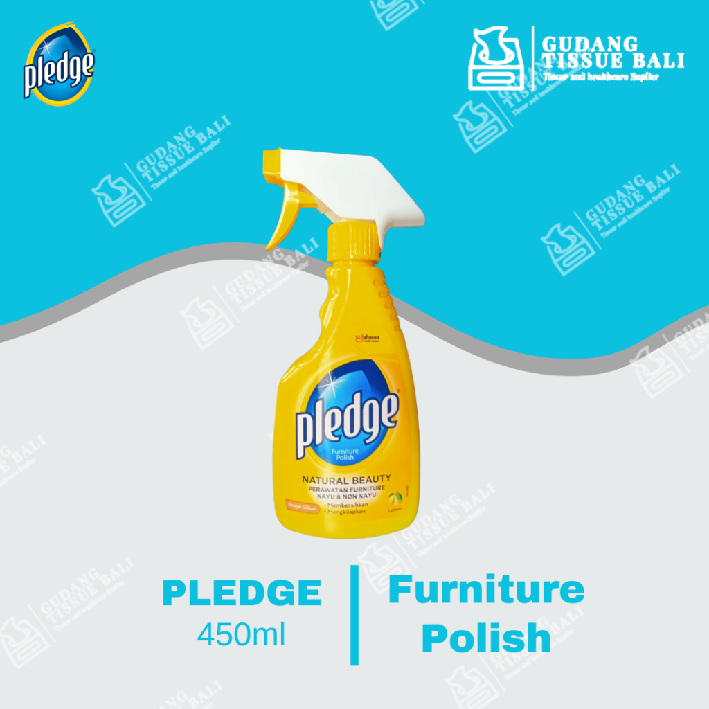 Pledge - Furniture Polish/Cairan Pembersih Kayu 450ml - spray