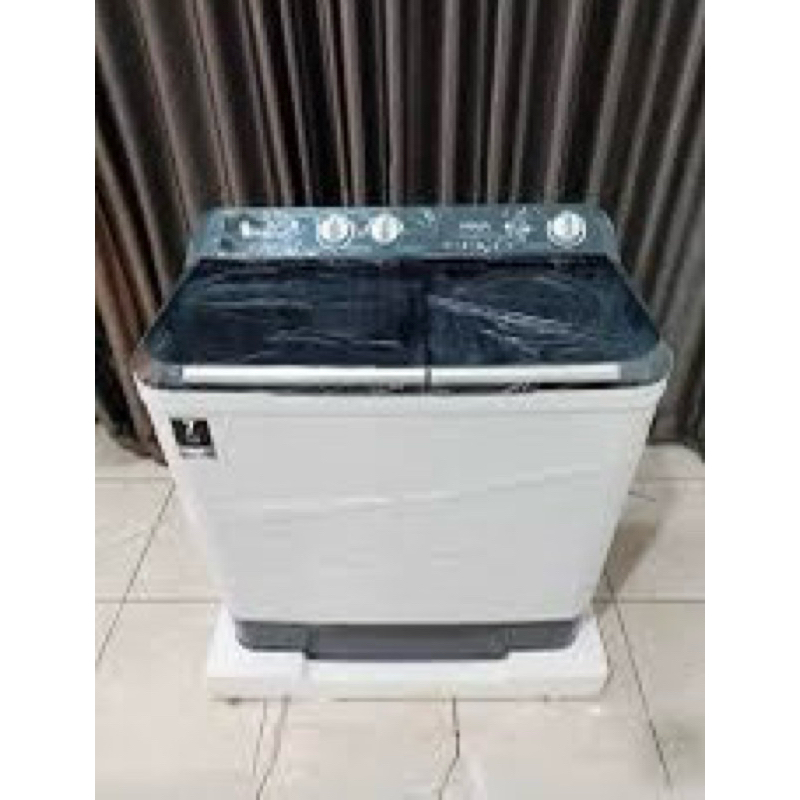 MESIN CUCI 2 TABUNG 8KG AQUA QW8030ht MESIN CUCI AQUA 2 TABUNG 8KG