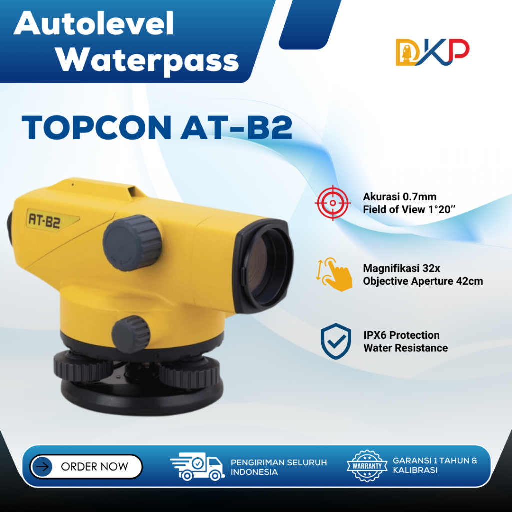Waterpass TOPCON ATB-2 / Autolevel / Automatic Level TOPCON ATB2 Complete Set