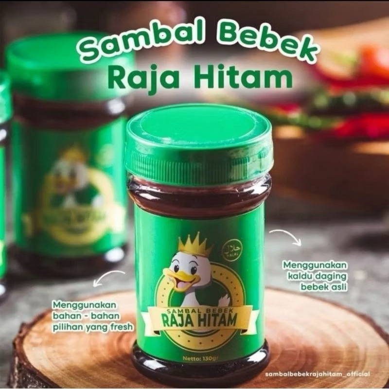 

RAJA HITAM Sambel Bebek Bumbu Ireng (Cocok Untuk Taburan Bebek/Ayam Goreng)