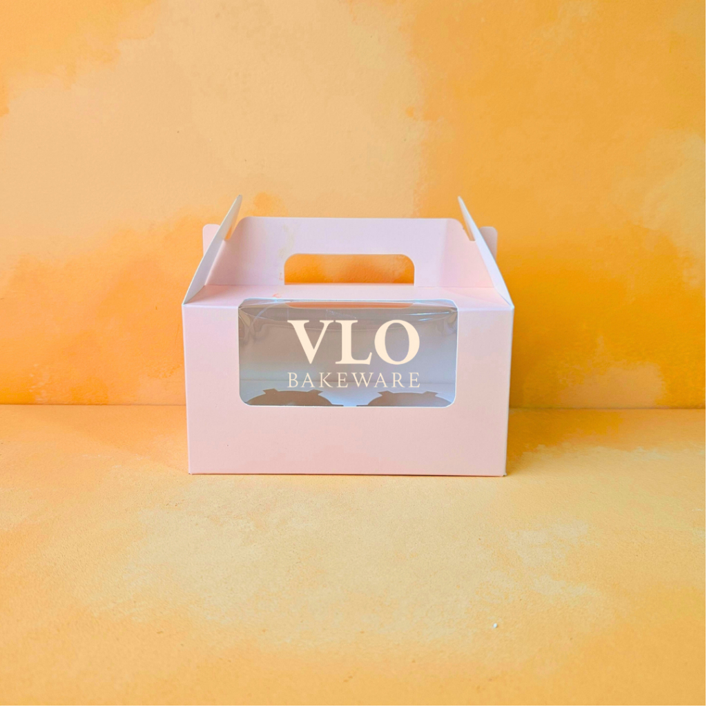 

[DEFECT] Kotak kue cupcake | cupcake box muat 2 cupcake - PINK