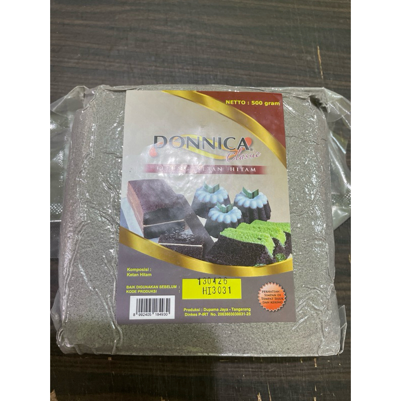 

donnica tepung ketan hitam kemasan 500gr
