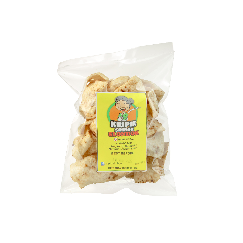

Kerupuk Slondok Pedas Manis Slondok Singkong