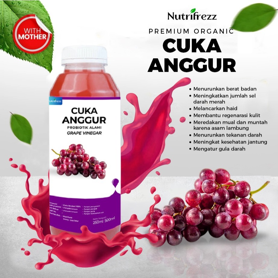 

Nutrifrezz – Cuka Anggur Murni 500 ml