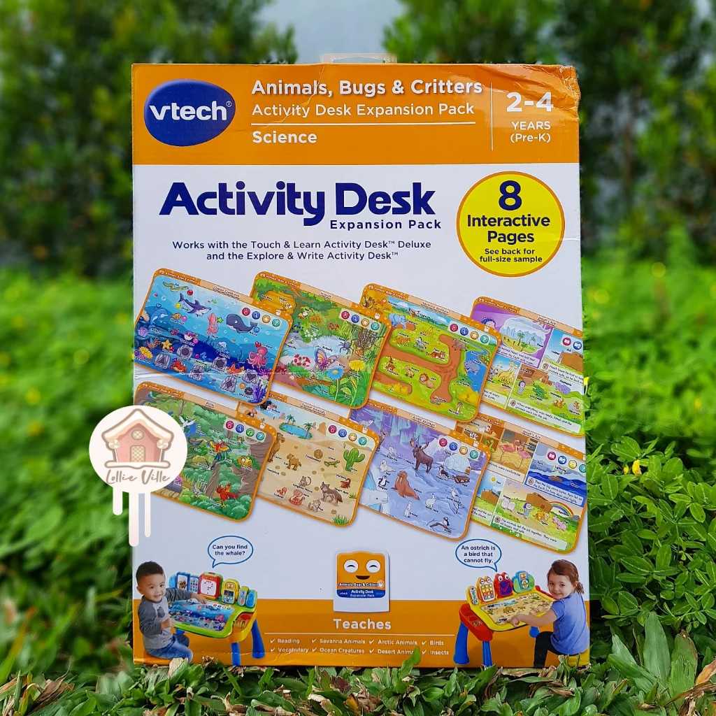 Vtech Touch & Learn Activity Desk Deluxe Expansion Pack - Animal Bugs