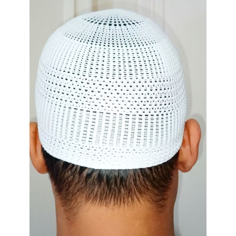 Pecin Rajut / Kopiah Haji / Peci Rajut Premium Dewasa / Kopiah Rajut Premium / Oleh oleh haji