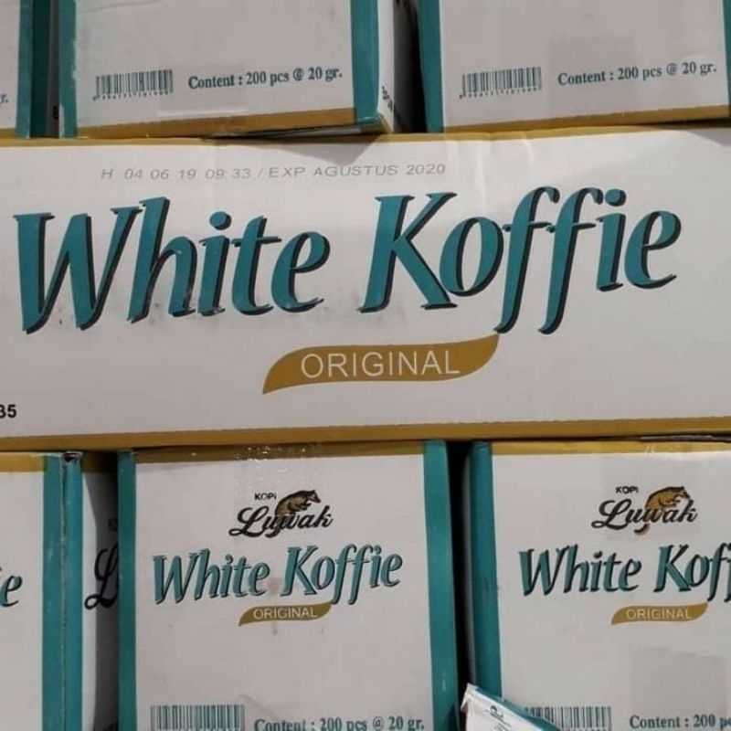 

KOPI INSTAN - KOPI LUWAK WHITE COFFEE/KAPAL API