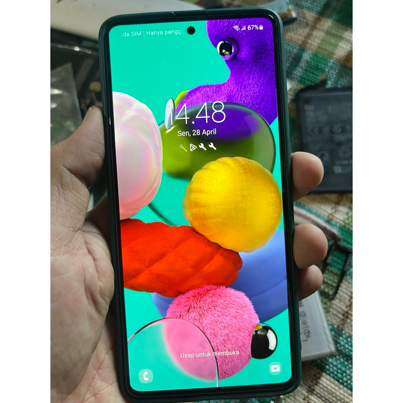 lcd samsung a51 original copotan