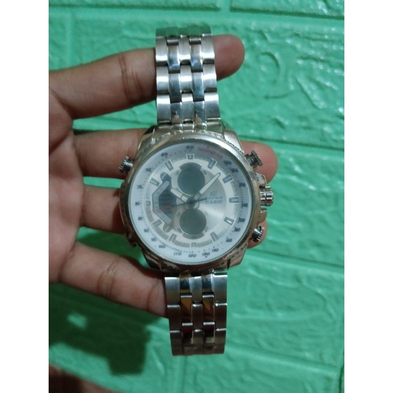 CASIO EDIFICE JAM TANGAN PRIA CASIO ORIGINAL SECOND MINUS MATI (FREE GIFT)