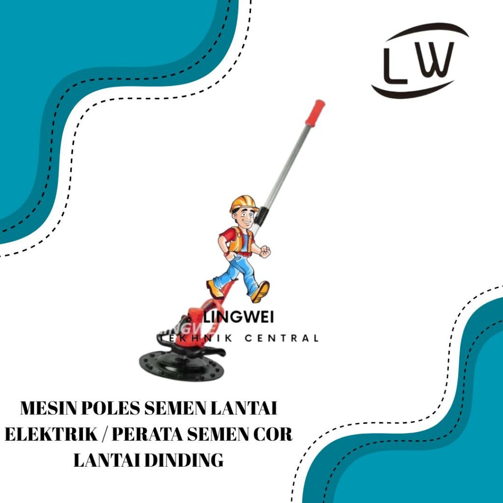 MESIN POLES SEMEN LANTAI ELEKTRIK / PERATA SEMEN COR LANTAI DINDING