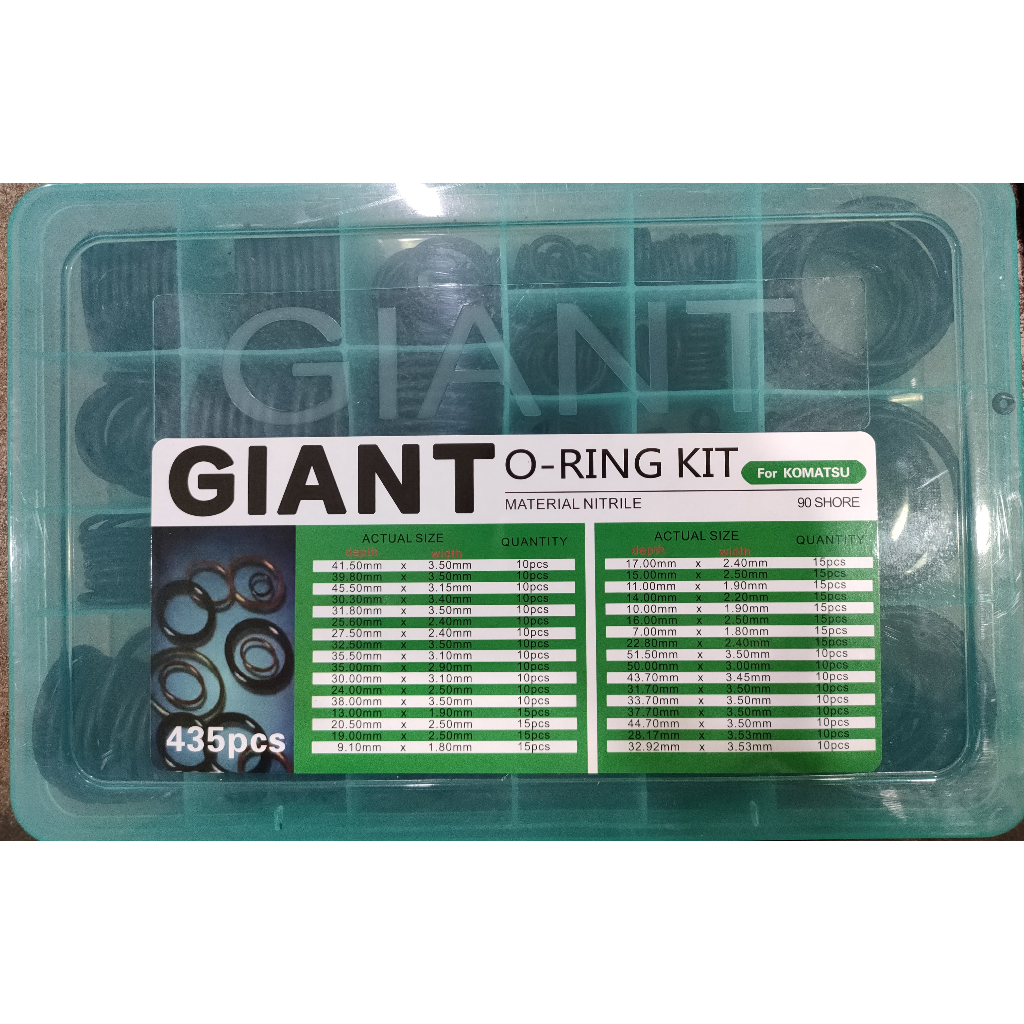 O-RING KIT KOMATSU PC-200 GIANT