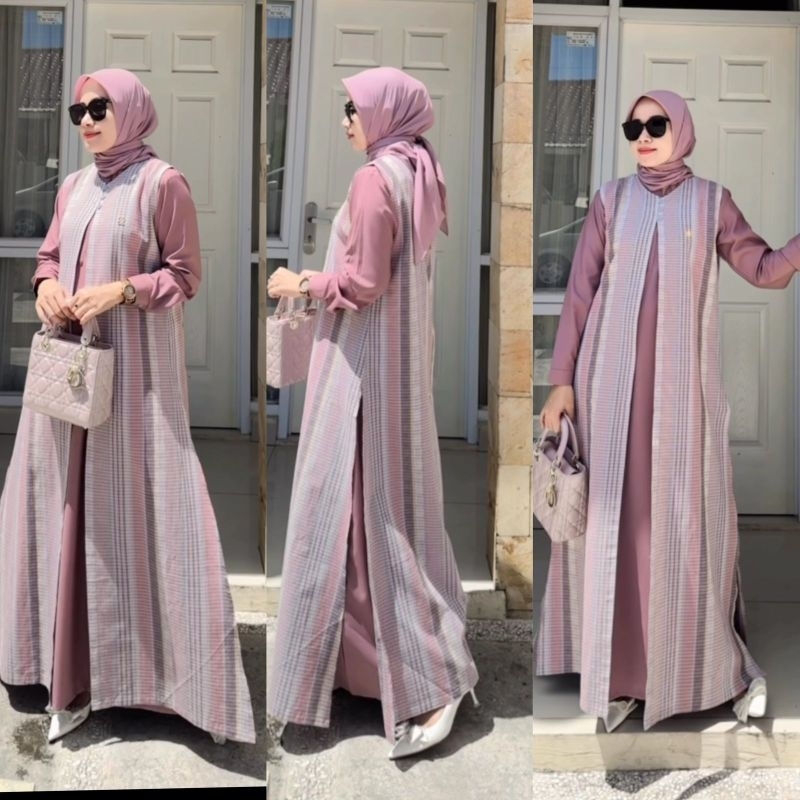 DRESS DIMARA SET INNER OUTER ORIGINAL