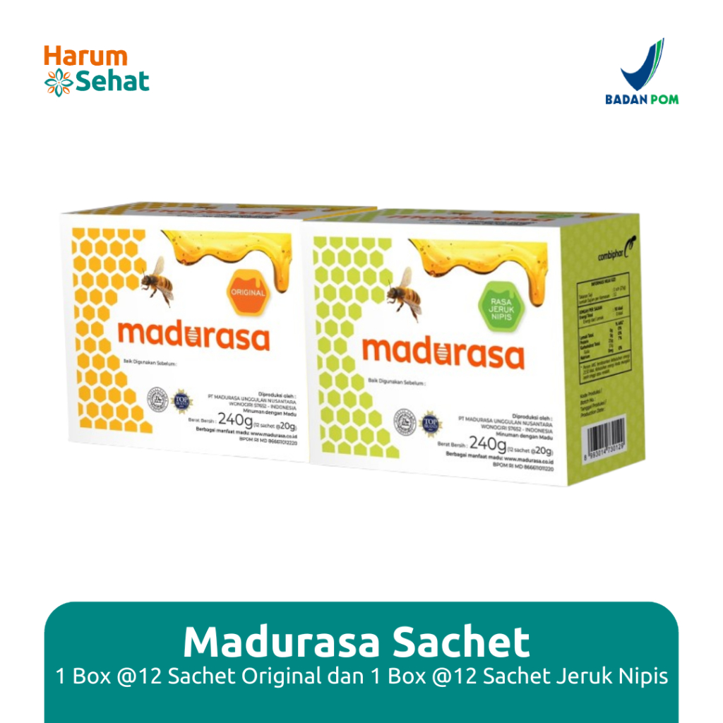 

Bundle Madurasa Original dan Jeruk Nipis Box - 1 Box isi 12 Sachet