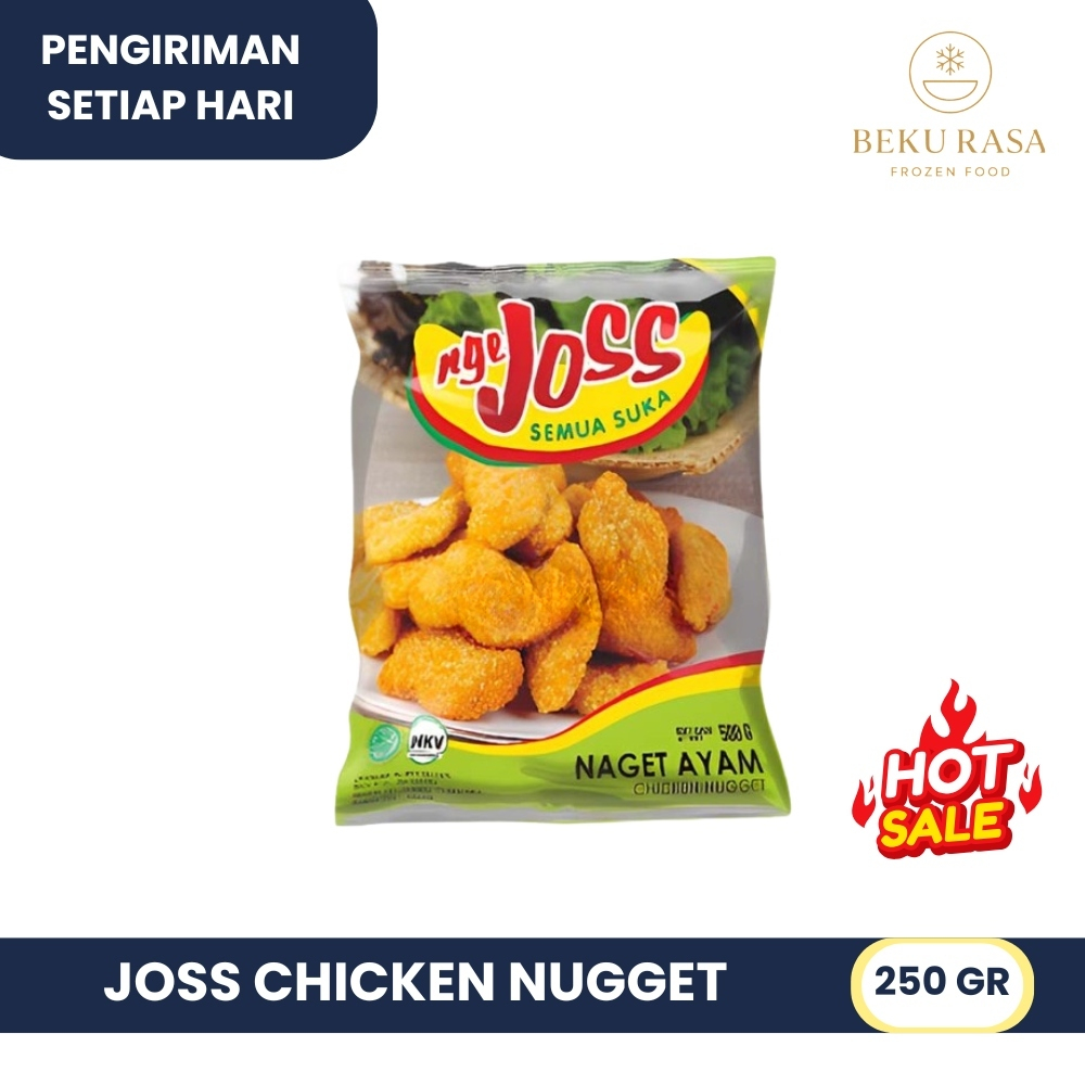 

JOSS CHICKEN NUGGET NAGET RASA AYAM INTSAN 250GR