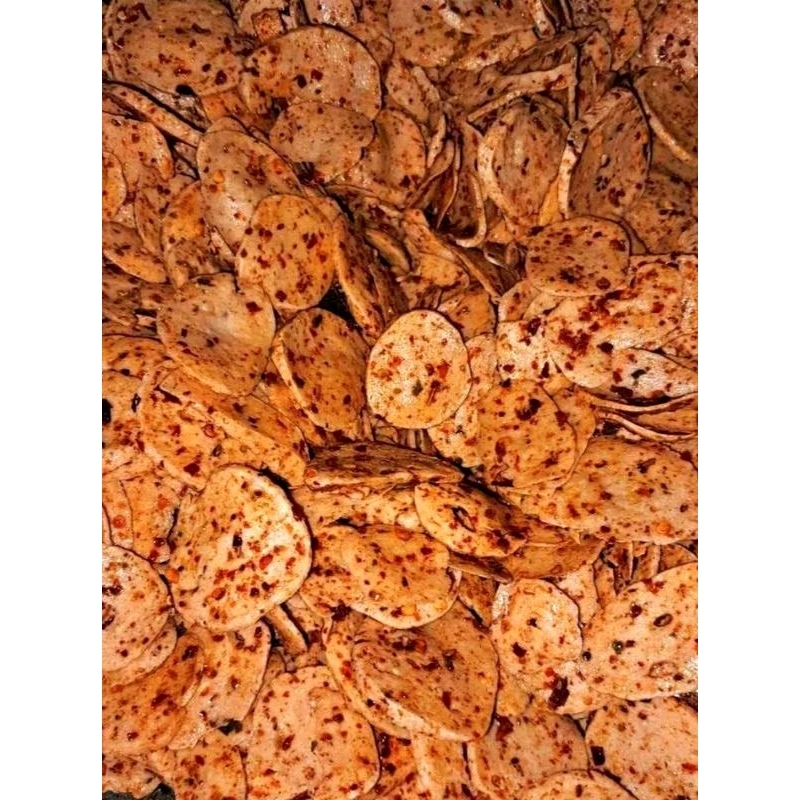 

basreng koin/pipih pedas daun jeruk 250gr