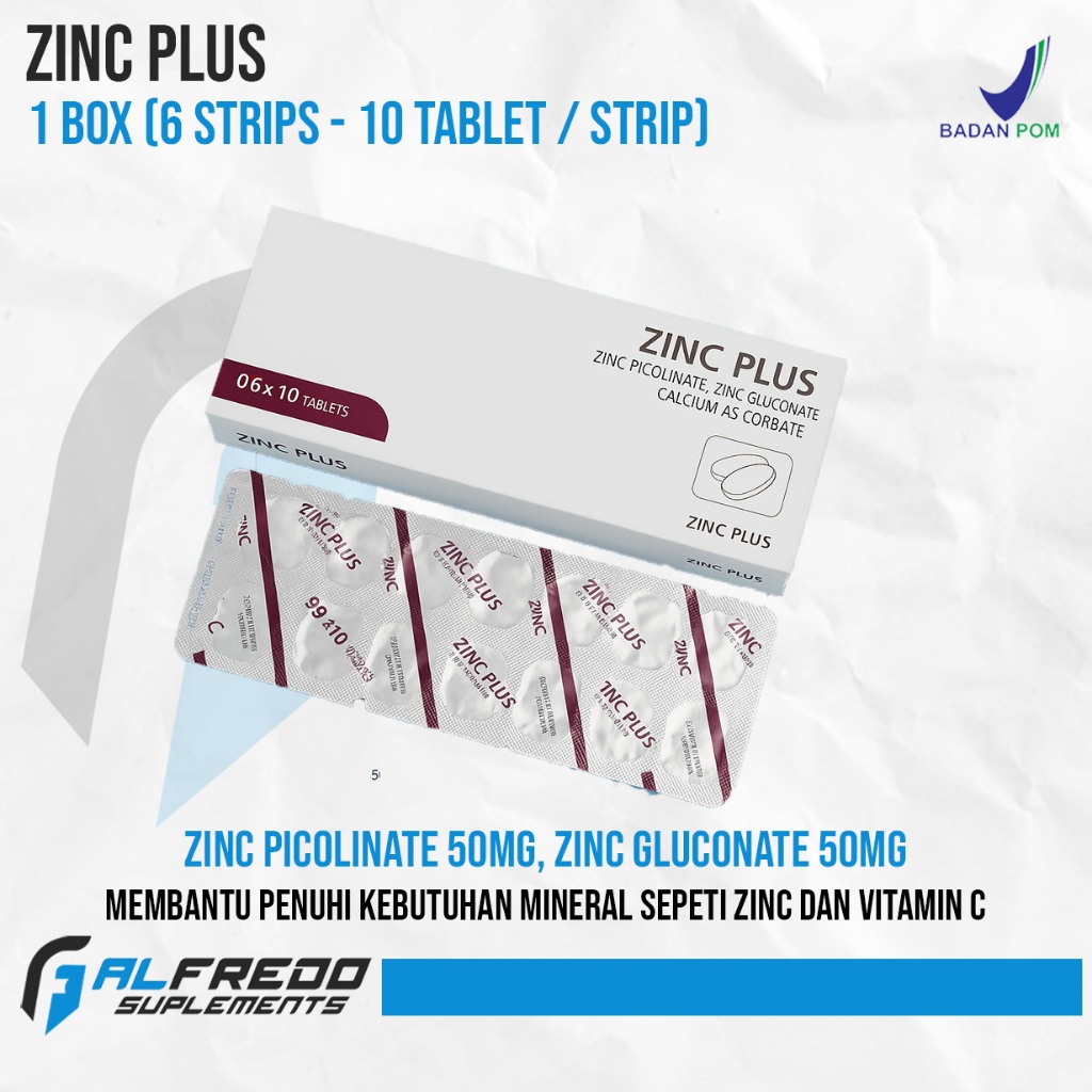 Zinc Plus Zinc Picolinate Zinc Gluconate Calcium 1 Box 60 Capsules Mineral