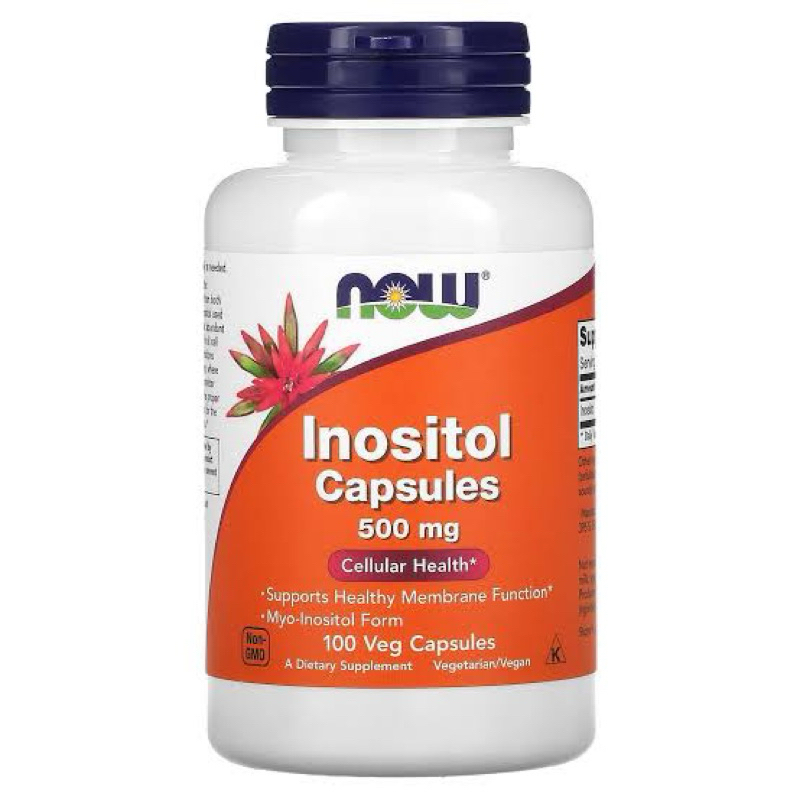 NOW INOSITOL CAPSULE 500mg MYO INOSITOL