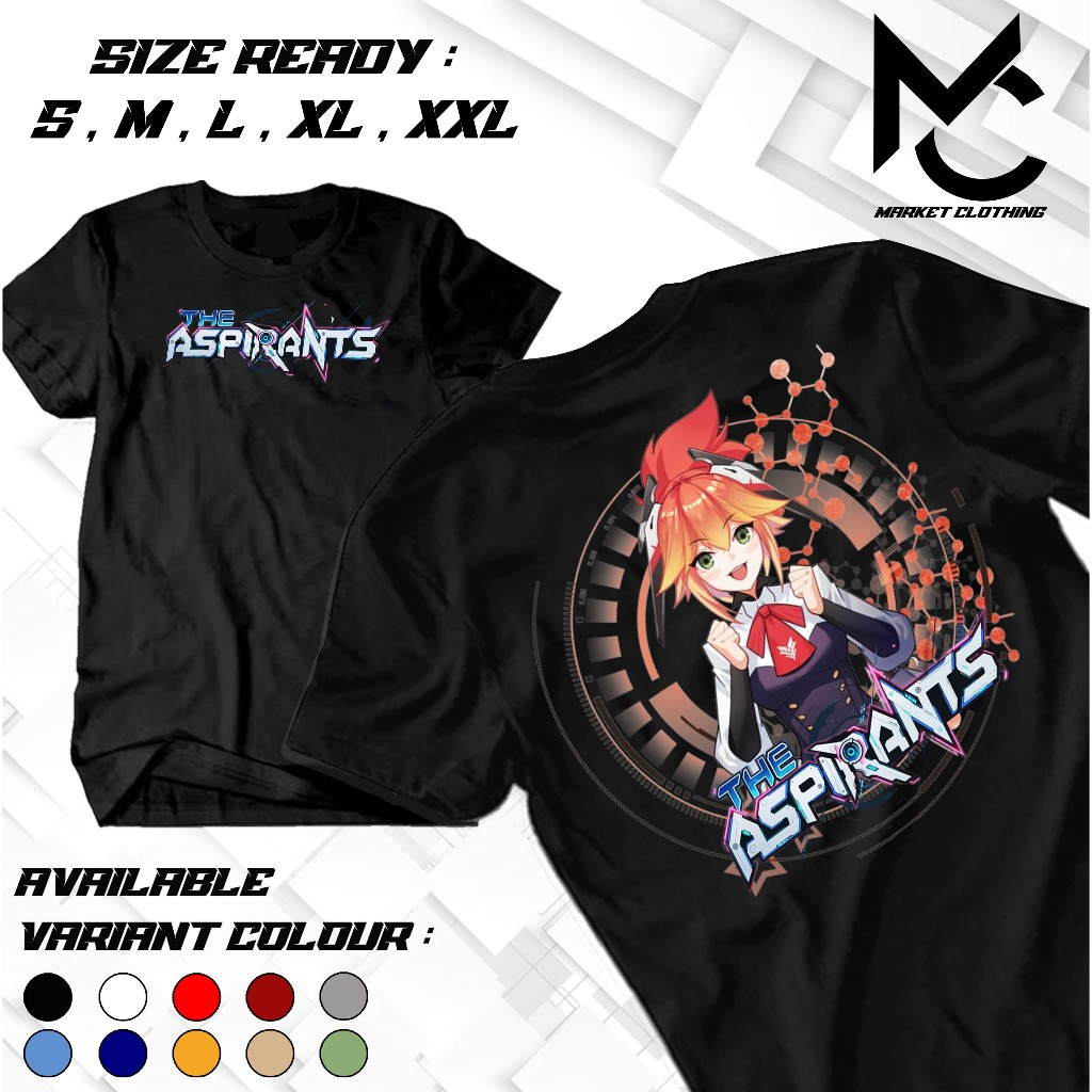 MC T-SHIRT - Kaos The Aspirant - Kaos Anime Fanny aspirant Bahan Premium - Cocok Untuk Pria Wanita -