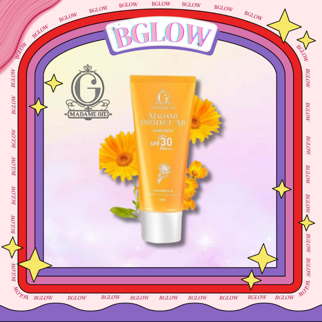 Madame Gie Protect Me SPF 30 PA+++ (50ml)  With Calendula   Skincare Sunblock BGLOW BEAUTYGLOWING