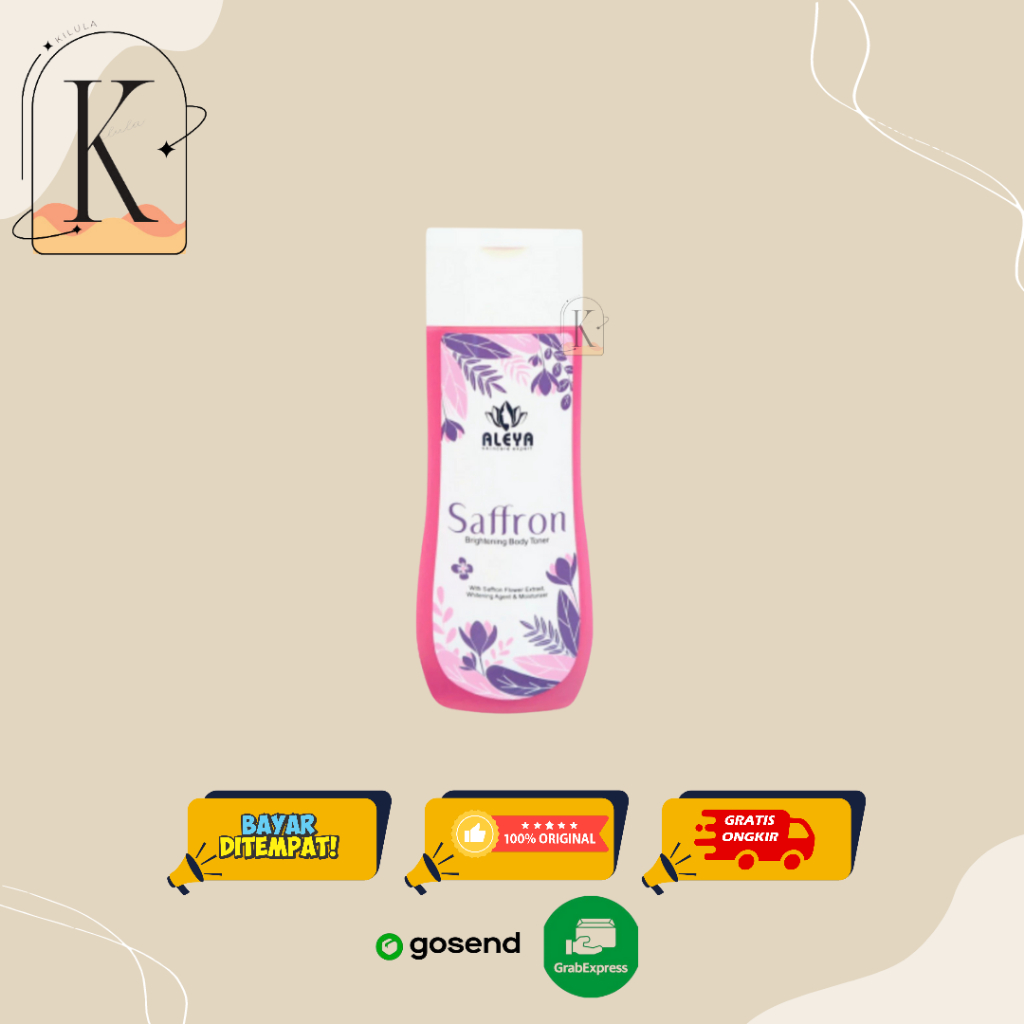 (READY‼️) Toner Pemutih Badan Aleya Saffron Original BPOM / Aleya Saffron Toner ALEYA SKINCARE - Ton