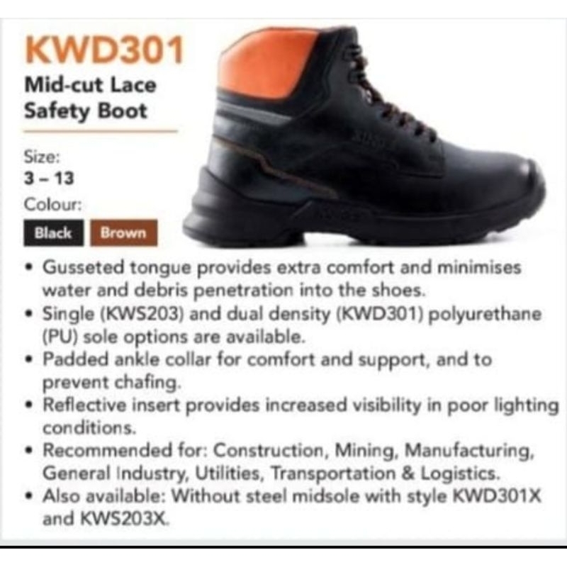 Safety Shoes Kings Type KWD 301